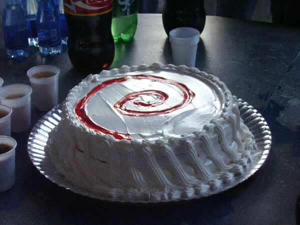 O bolo bonitão do Debian Festival 3
